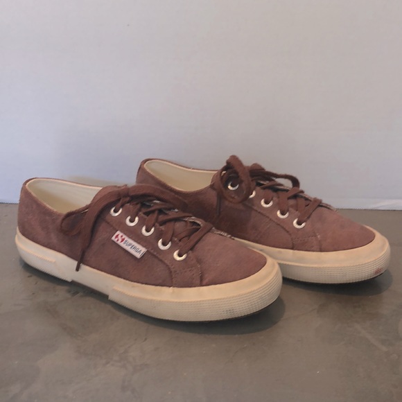 Superga Shoes - Superga brown leather classic sneaker